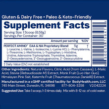 Load image into Gallery viewer, PerfectAmino® Drink Powder — Clean Plant-Based Wellness Blend