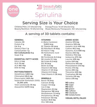 Load image into Gallery viewer, BEAUTYbits® Spirulina Algae Tablets