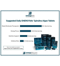 Load image into Gallery viewer, Spirulina Algae Tablets ENERGYbits® Large Bag
